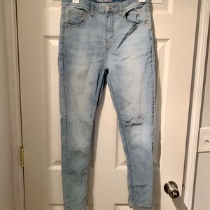 High-Wasted Skinny Jeans